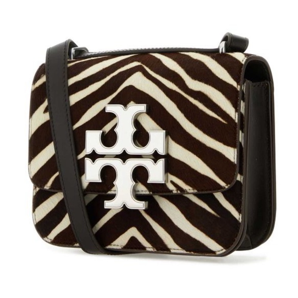 🔥🔥Brand New Tory Burch Eleanor Zebra HairCalf Small Convertible Shoulder Bag